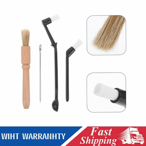 Plastic coffee brush set - plastic,