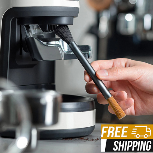 Coffee grinder brush cleaning - coffee,