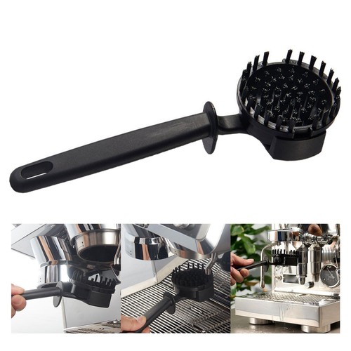Plastic coffee grinder brush - plastic,
